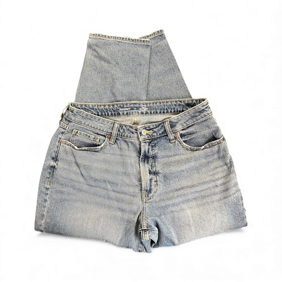 💙 EUC OLD NAVY Lilo High-Rise Curvy OG Straight Blue Jeans | Sz 12 - Picture 2 of 7